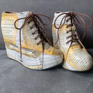 RARE Jeffrey Campbell 99-Tie Map Design